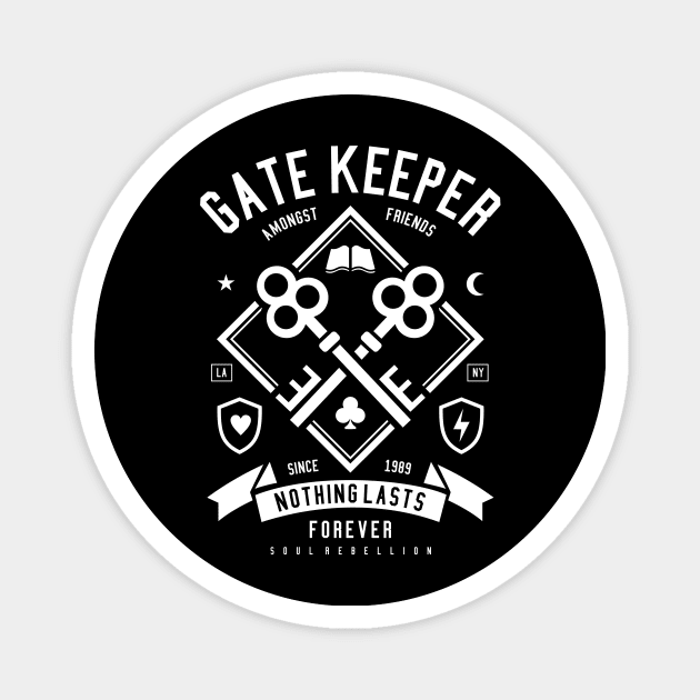 Gate Keeper Amongst Friends Magnet by Z1